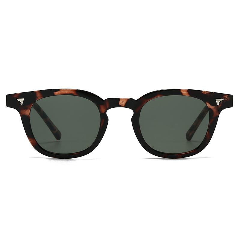 European And American  Trendy Street Style Retro Artistic Acrylic Insert Sunglasses Modern Charm Ins Sunglasses 28056