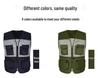 Custom Logo Emergency Management Safety Vest - Multi-Pocket Workwear for Photojournalists