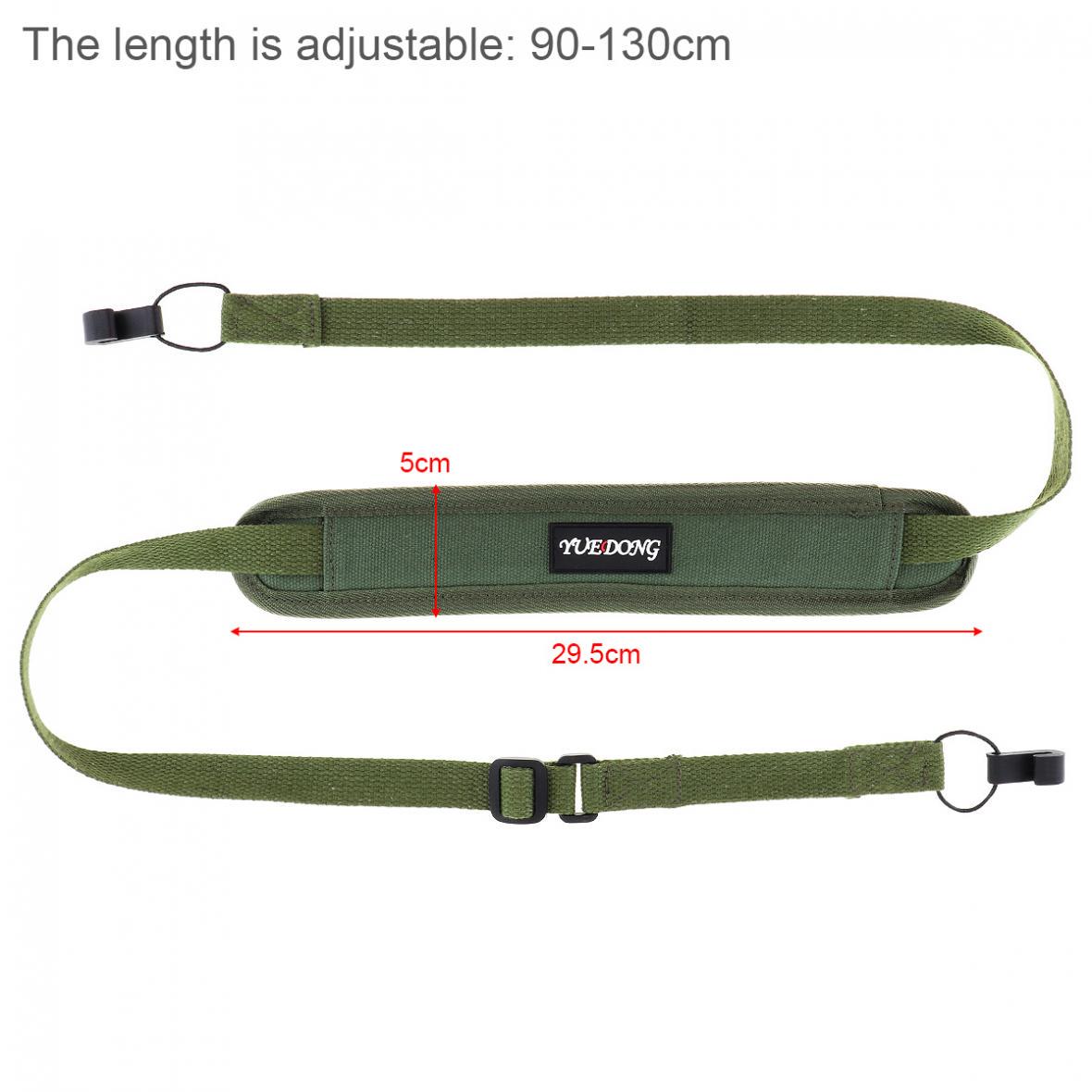 

Регулируемый цветной ремешок для гавайской гитары Дышащий хлопковый ремешок с двойным крючком без перфорации зелёный