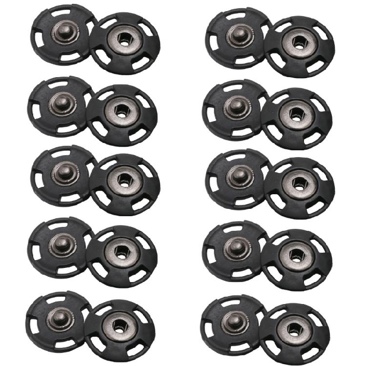 10Pcs Plastic Snap Buttons Invisible Sewing Button Fasteners For Handmade Garments Clothing Repair Sewing Accessories
