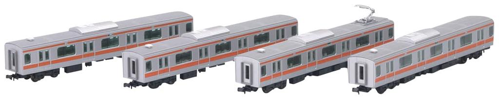 TOMIX N Gauge E233 Series Chuo Line T Formation Additional Set II 92338 Railway Model Train 4-Car