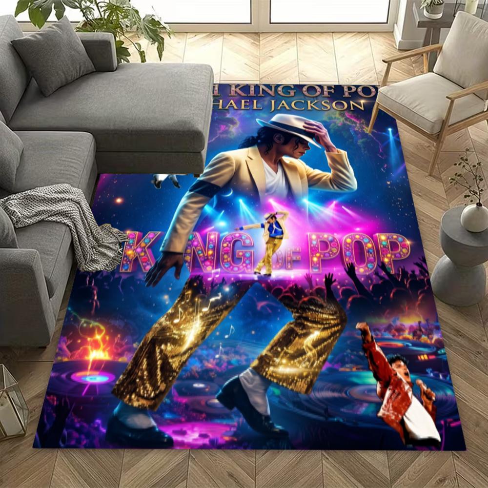 Michael Jackson Pop Legend Carpet Suitable For Dining Room Balcony Outdoor Decorate Room Antislip Rug Decorate Offices Spiritual Gift