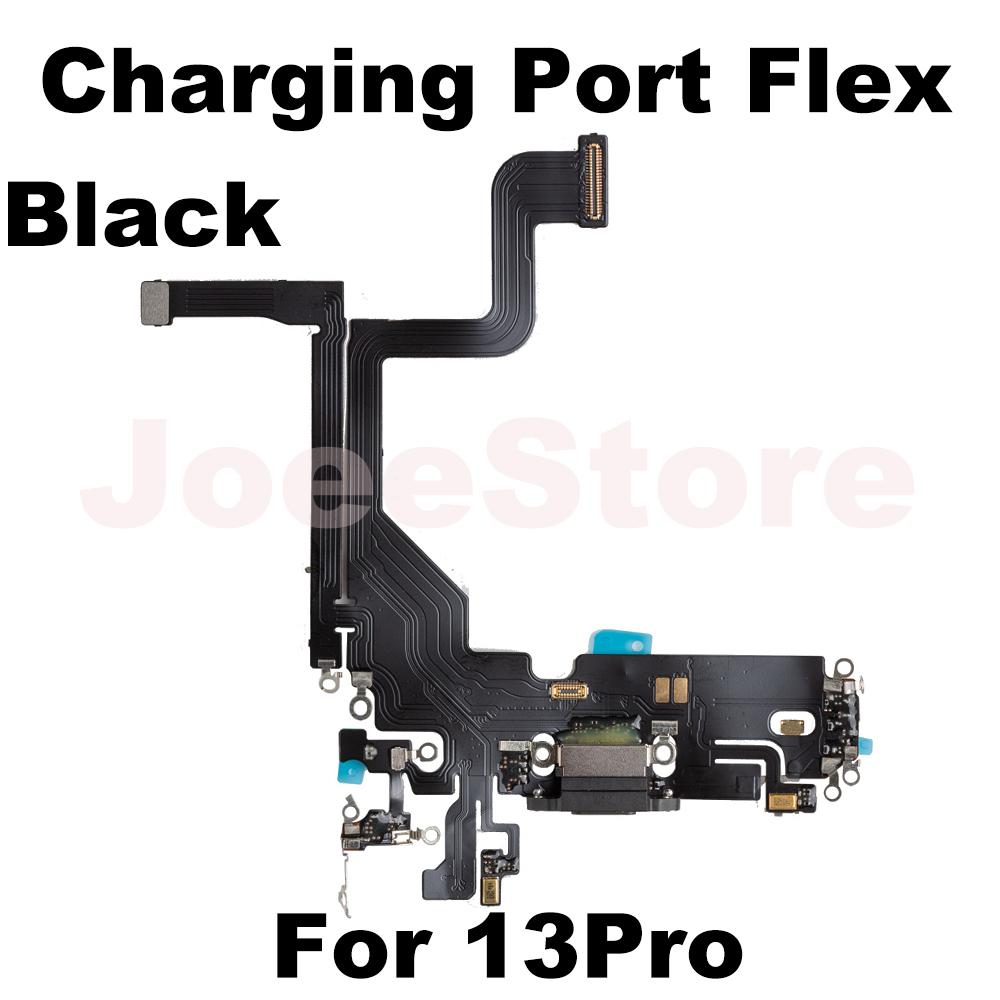 Charging Port Flex Cable for iPhone 16 15 14 13 Pro Max Mini USB Dock Charger Connector With Microphone Flex Cable Ribbon Repair
