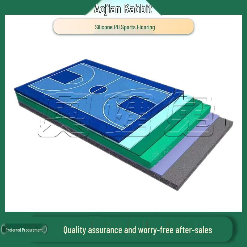 Silicone PU Sports Flooring