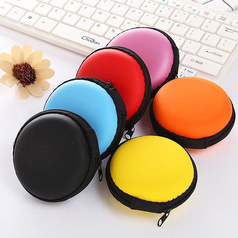 Earphone Wire Organizer Box Coin Purse Headphone Usb Cable Protective Case Storage Box Wallet Pouch Bag Container