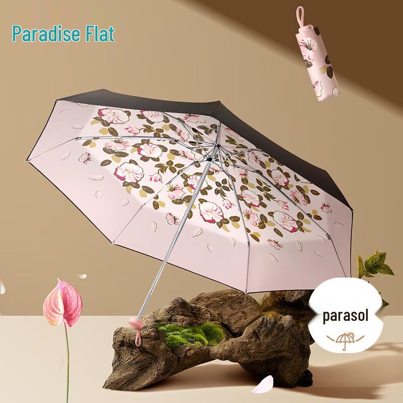 Heaven Floral 3-Fold UV Protection Sun & Rain Umbrella
