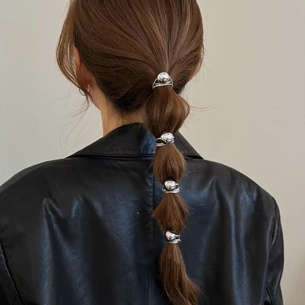 New Round Ball Hair Ties Rubber Bands Women Ponytail Elastic Gum Hair Ropes Fashion Hair Accessories