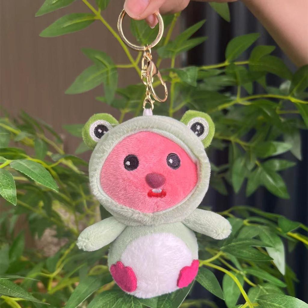 Cute Animal Cartoon Beaver Plush Pendant Keychain Perfect For Kids And Collectors In Colors Various