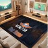 Gulf Personalized Crystal Velvet Carpet, Customized Name Text Soft Anti‑Slip Rug for Living Room Bedroom