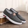 Cloth Shoes Men's Canvas Shoes Men's Shoes Low-top One-pedal Spring and Summer Casual Shoes Board Shoes Non-slip Comfortable Work Shoes