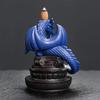 LED Dragon Waterfall Backflow Incense Burner Pterosaur Home Decor Ceramic Handicrafts With Lucky Feng Shui Ball -Without Incense