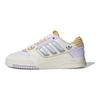 adidas DROP STEP 2.0 Anti-Slip Wear-Resistant Low-Top Skateboard Shoes Women's White Purple Sneakers JP5887