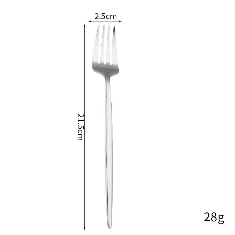 

Вилка и ложка из нержавеющей стали 304, тонкие столовые приборы, столовые приборы для западной кухни, специальный нож для стейка, ужина, вилка и ложка