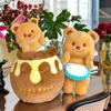 Adorable Honey Bear Plush Toy Soft Cute Cartoon Couple Gift For Kids And Girlfriend