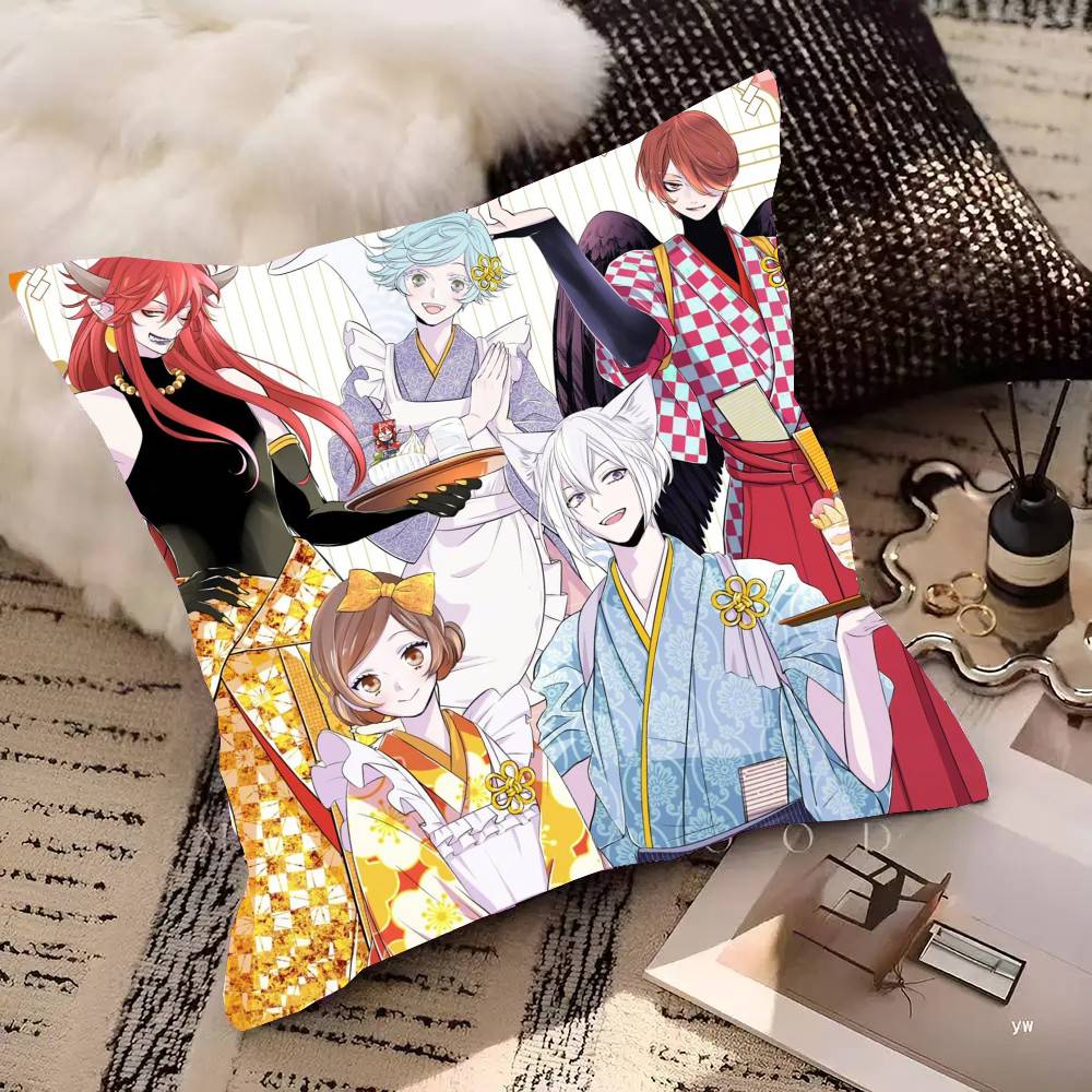 Kamisama Love Anime Pillow Case Fashion Square Pillowcase Bedroom Sofa Room Ins Decoration Leisure