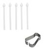 Replacement Tablet Pencil Nib Wear Resistant Replacable Styluses Tip for S24U/S23U/Note 10/20 Mobile Phone Tablets
