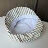 Vintage Striped Versatile Newsboy Hat Children's Spring and Summer Face Small Casual Cap Fashion Bud Painter Hat