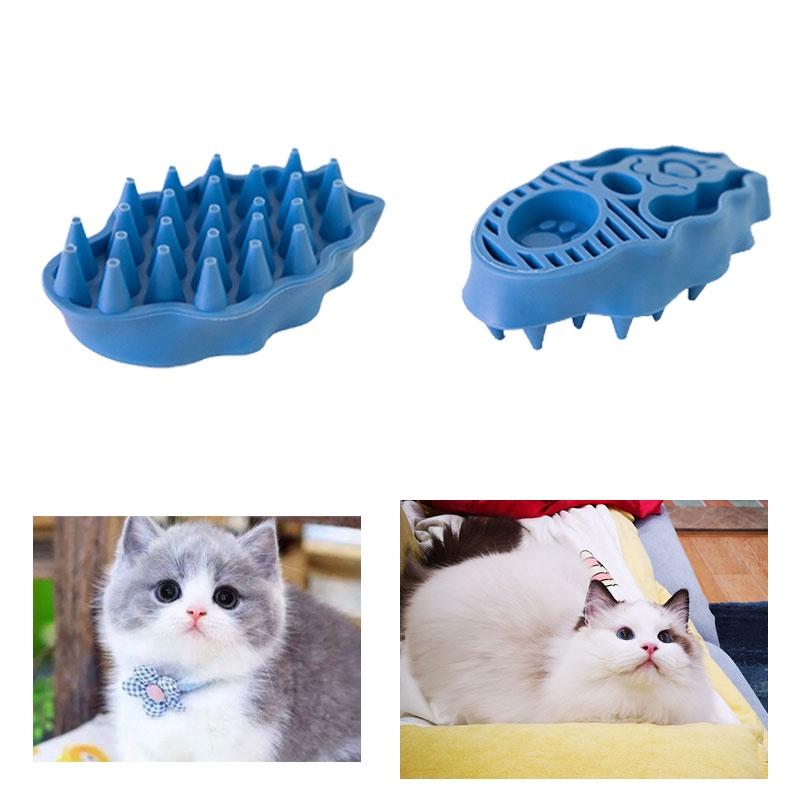 Dual-function Pet Brush Massages And Removes Hair Effectively