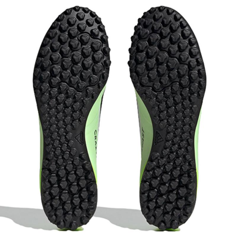 Adidas X Crazyfast.4 Turf Cloud White Core Black Lucid Lemon Sneaker IE1583