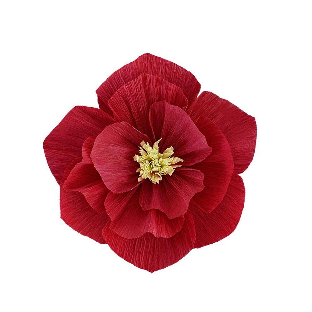 

Birthday Party Wedding Festival Decoration Flower Ball Paper Flower Crafts Artificial Flower 25cm червоний