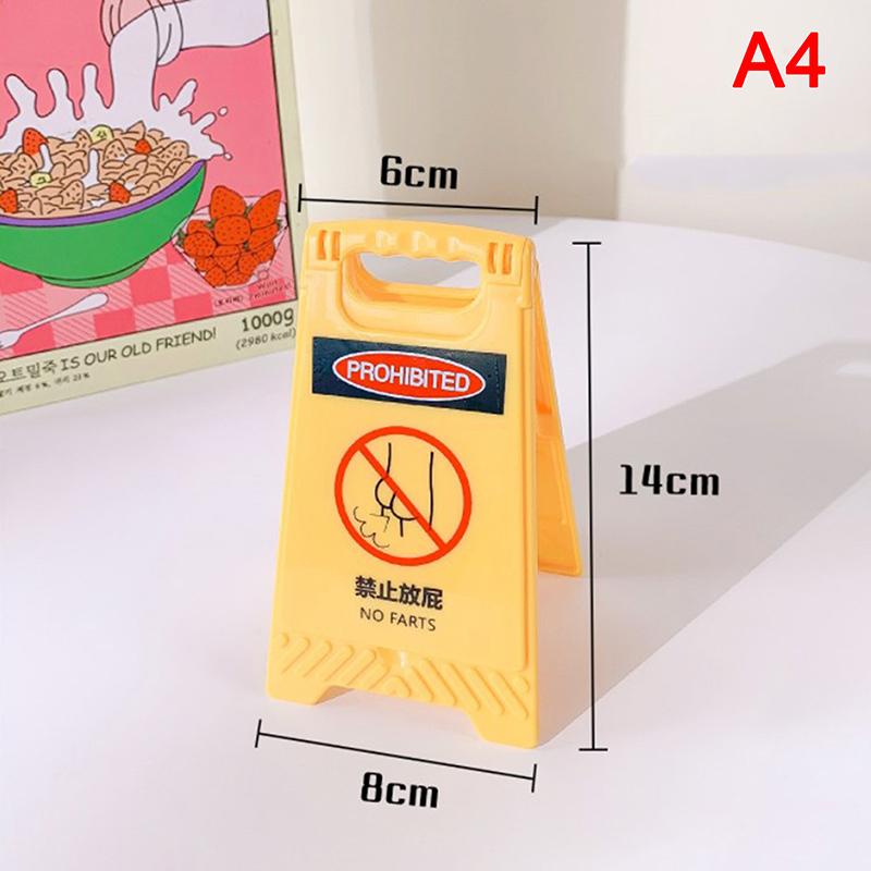 Creative Mini Desktop Prompt Card Folding Makeup Mirror Decoration