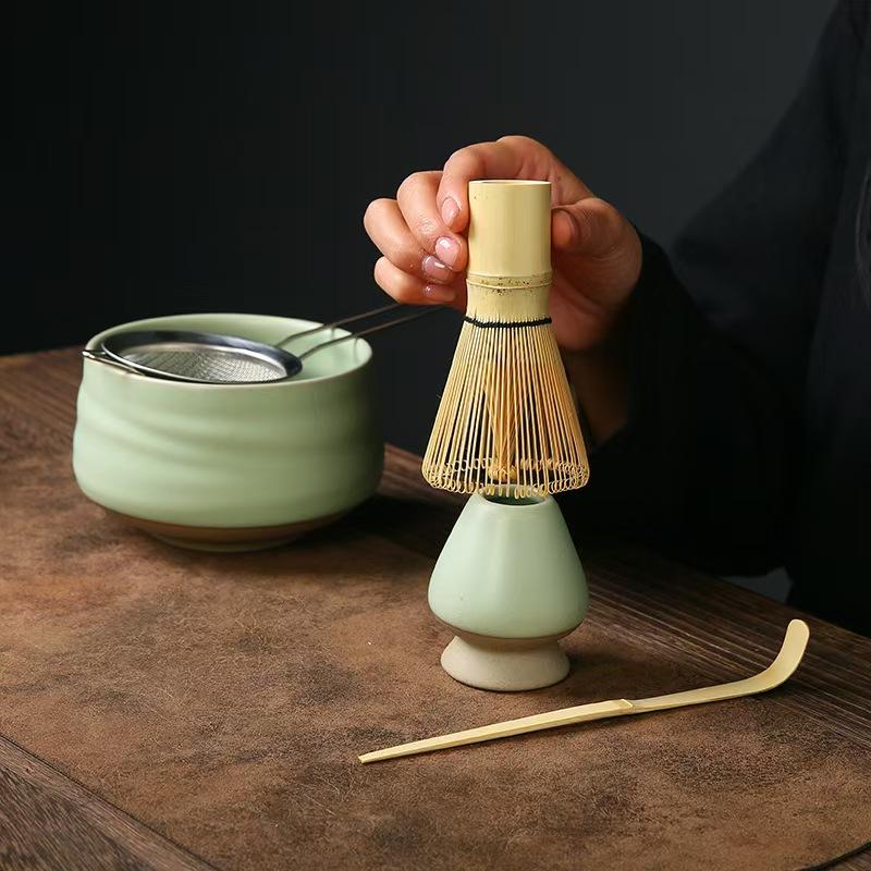 Matcha Tea Whisk Holder Ceramic Holder for Bamboo Matcha Chasen Fit for Matcha Chasen Tea Set Accessories