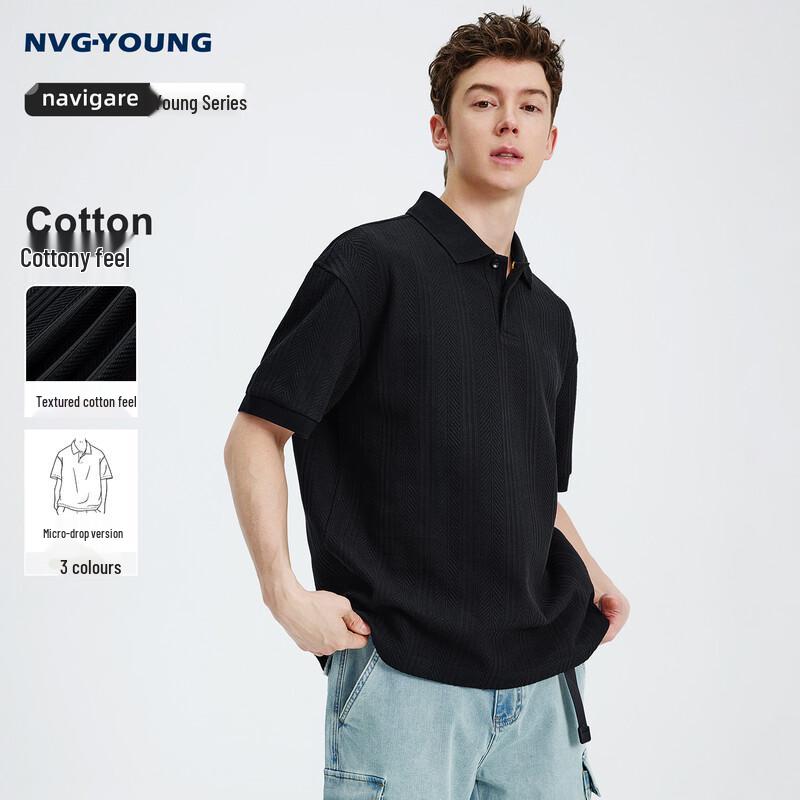 NVG.YOUNG Men s Long-Staple Cotton Polo Shirt XL