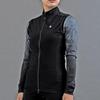 Lion de Capelmuur Cycling Vest, Stretch Wind Vest, Windproof and Water-Repellent, Black, Size L
