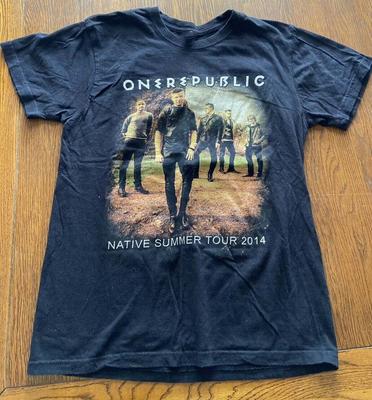 Retro tričko OneRepublic Tour 2014 s krátkým rukávem, unisex, všechny velikosti