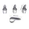 4Pcs/set 1 Thumb + 3 Finger Guitar Picks Stainless Adjustable Fingerpicks Guitar Plectrum Sheath For Acoustic Guitar