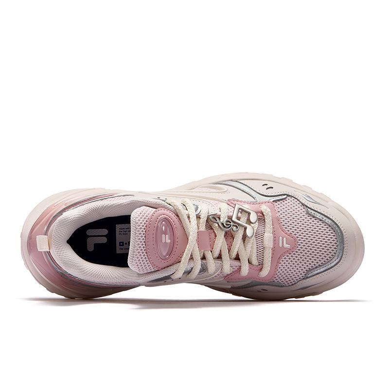 Fila Fusion Casual Fashion Low-Top Dad Shoes Women Sneaker Pink T12W521013FMP