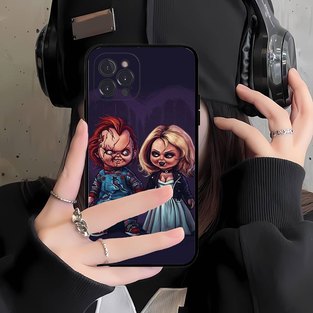 Chucky Doll Horror Movie Phone Case For iPhone 17 16 15 14 13 12 Mini 11 Pro Max Soft Silicone Cover