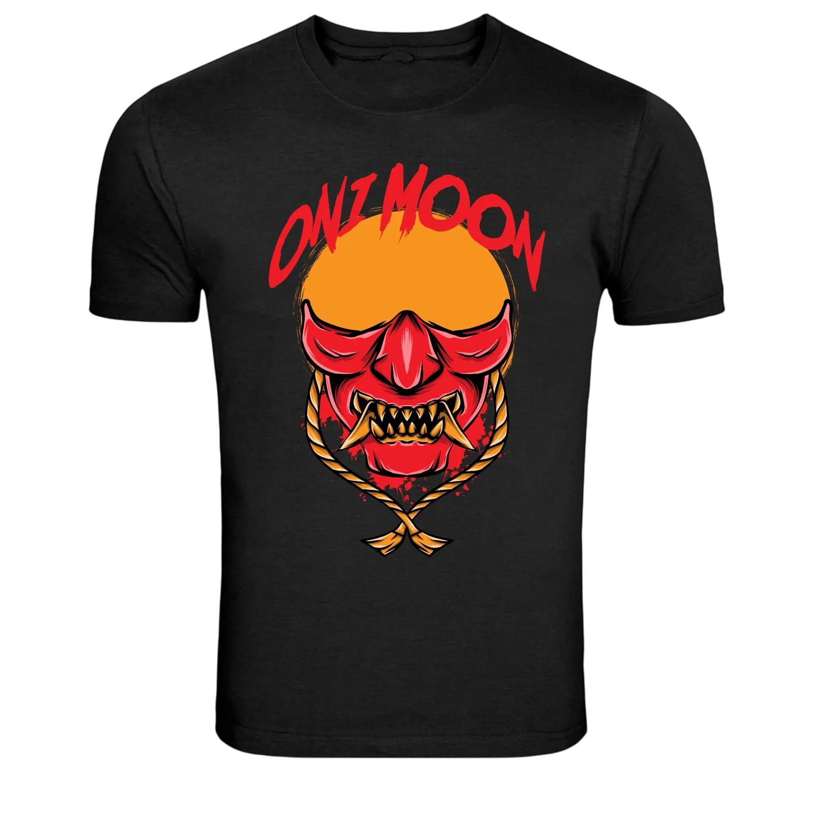 Oni Demon Mask Japanese Graphic T-Shirt XS