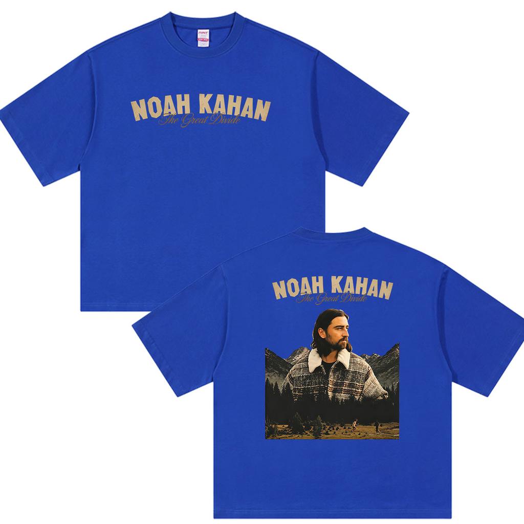 Noah Kahan The Great Divide Tour 2026 Graphic T Shirts Unisexs Vintage Fashion Cotton Short Sleeve Tshirt Hip Hop Clothing Tshirt
