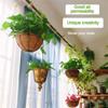 8/10/12/14 Inch Metal Hanging Basket For Plants Flower Garden Pot Planters Round Wire Plant Holder Pots For Home Balcony Decor