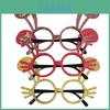 Whimsical Christmas Glasses For Adults And Kids Featuring Deer Antlers And Bunny Ears In Vibrant Colors For Festive Party Photography