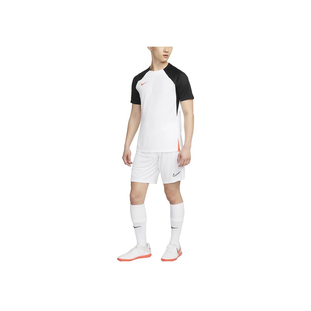 Nike Color Block Pattern Printed Crew Neck Short Sleeve T-Shirt Men Tops White DV9238-101