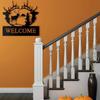 Deer Metal Wall Art Deer Pine Tree Wall Decor Metal Deer Welcome Sign Wall Decor Metal Wall Hanging