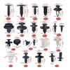 Aikurashi Rivets Automotive Fender Bumper Clip, Push Rivets, 821 Pieces, 24 Types, Universal, Nylon,