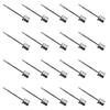 20Pcs Stainless Steel Inflatable Needle Air Valve Adaptor Pump Needles for Inflating Balls Air Pump Needle Easy To Use