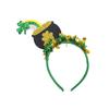 StPatricks Day HairHoop for Irish National Day Celebration Glittering Powder Headband for Theme Party Festival Gathering