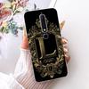 For Nokia 6 2018 Case Cover Transparent Luxury Crown A-Z Letters 2D Flat Pattern Soft Casing For Nokia 6