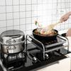 Stainless Steel Kitchen Induction Cooker Rack - Floor-Mounted Multifunctional Shelf for Gas Stoves (Kitchen Storage Accessory)