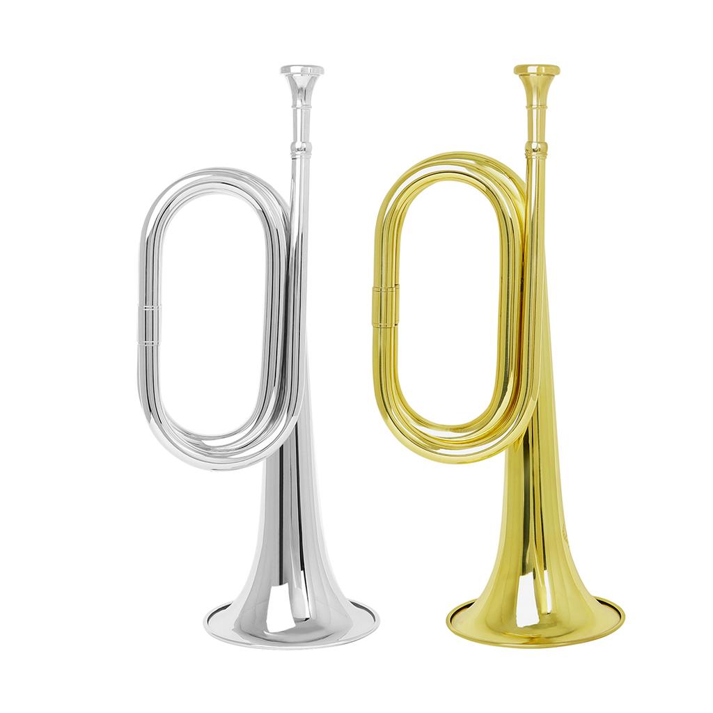 M MBAT Signalhorn Trompete Messing Kavallerietrompete Militärisches Chong Fenghao Reines Kupfer Stufentrompete Messing Musikinstrumententeile