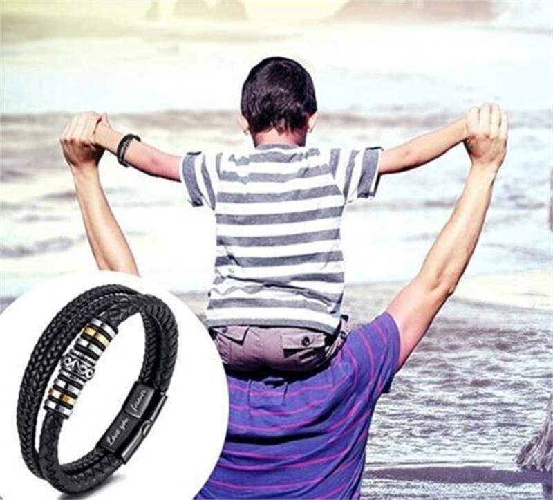 Urob si sám kožený ručne vyrobený náramok z kože tkaný viacvrstvový pánsky kožený náramok Vintage náramok YSL