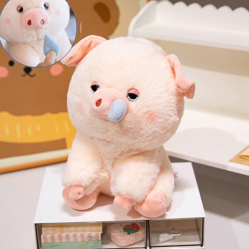Adorable Pink Pig Plush Toy For Girls Soft Stuffed Animal For Cozy Sleep Companion