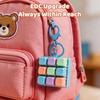 9-Key Tetris Fidget Keyboard Keychain Pressing Key Keychain Adult Stress-Relieving Finger Keyboard Key Chain Anxiety Relief Toy