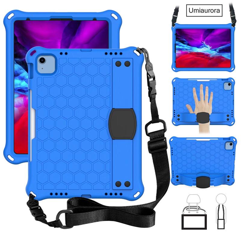 

360 Rotate Hand Strap Case For IPad Mini 5 6 Air 2 3 4 10.9 9.7 7th 8th 9th Gen 10.2 Pro 11 Kids Eva Shockproof Cover Mini 1 2 3(7.9 inch)