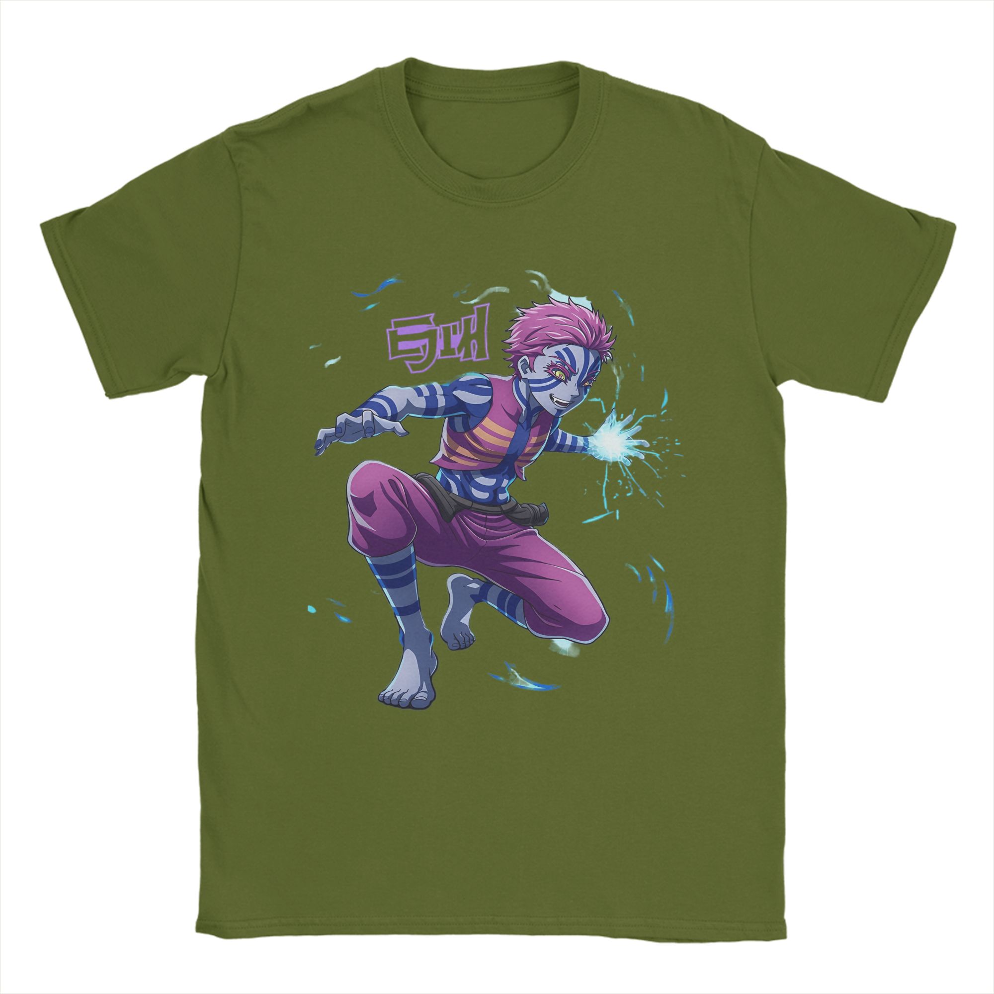 

Men Akaza T Shirt 100% Cotton Clothes Funny Short Sleeve Crew Neck Tee Shirt Printed T-Shirts 4XL