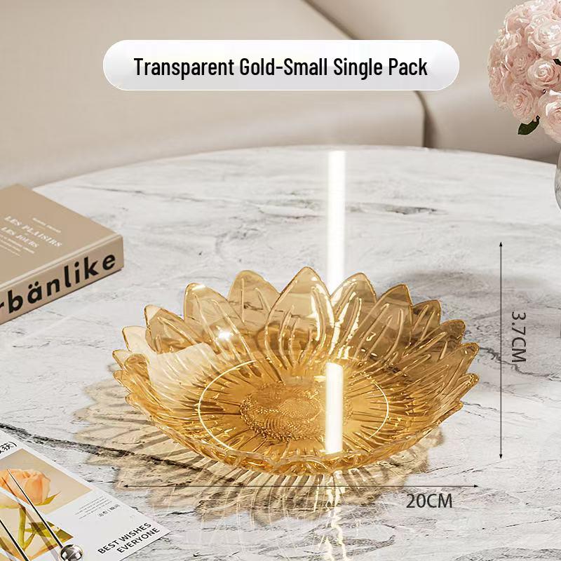 Luxury Minimalist Three-Tier Fruit and Snack Display Plate for Hotel and Home Décor